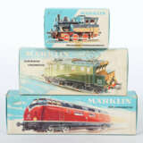3 Lokomotiven Märklin, Spur H0, 1 x E-Lok, Nr. 3011, SET 800, BN E440… - photo 1