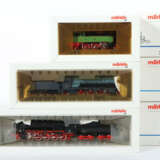 3 x Dampflok Märklin, Spur H0, 1x Lok mit Tender, 3311, BR: C der K.W.… - photo 1