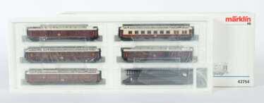 Zugpackung Märkin, Spur H0, 42754, internationaler Luxus-Zug um 1910, …