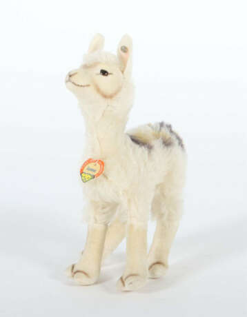 Lama Steiff, 1960er Jahre, Knopf und Etiektt, sehr guter Zustand, ohne… - photo 1