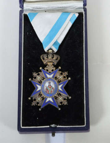 Sankt-Sava-Orden Königreich Serbien, Offizierskreuz, wohl 1. Modell, 4… - photo 2 Sankt-Sava-Orden Königreich Serbien, Offizierskreuz, wohl 1. Modell, 4… - photo 2