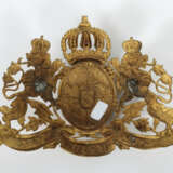Wappenschild Frontemblem mit Bayr. Wappen für Pickelhaube bis 1918, Me… - photo 2