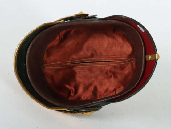 Pickelhaube Landwehr-Infanterie Leutnant, Lederglocke, aufgelegtes und… - Foto 3 Pickelhaube Landwehr-Infanterie Leutnant, Lederglocke, aufgelegtes und… - Foto 3