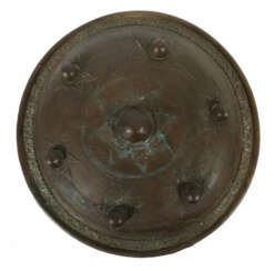 Stern Dahl Schild Indopersisch, 18./19. Jh., Bronze, die Schau- bzw. A…