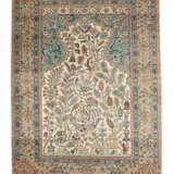 Seidenteppich mit Paradiesgartennische Kayseri?, um 1970/80, Seide auf… - photo 1