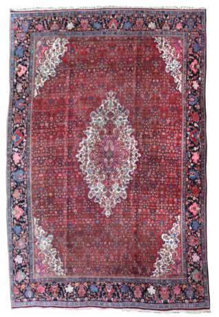 Bijar-Medaillonteppich Westpersien, um 1970, Wolle auf Baumwolle in fe… - Foto 1