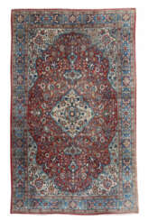 Isfahan Medaillon Zentralpersien, um 1970, Wolle auf Baumwolle, geschw…