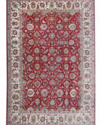 Product catalog. Signierter Tabriz Persien, um 1950, Wolle auf Baumwolle, sign. im inne…