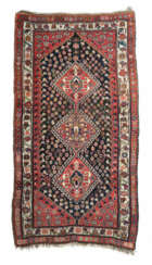 Teppich mit Qashqai-Medaillons Persien, wohl um 1930, Wolle auf Wolle,…