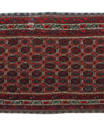 Product catalog. Knüpfpaneel Persien, um 1930, Wolle auf Wolle, wohl geknüpfte Taschenf…