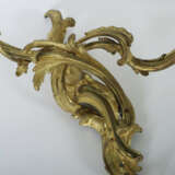 Paar Louis XV.-Appliken 18. Jh., Bronze feuervergoldet, fein gearbeite… - photo 2