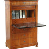 Biedermeier-Schreibschrank 2. Viertel 19. Jh., Nussbaummaser furniert,… - Foto 2