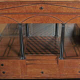 Biedermeier-Schreibschrank 2. Viertel 19. Jh., Nussbaummaser furniert,… - Foto 3