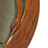 Empire-Sofa mit Schwänen um 1810, Kirschbaum furniert, kastenförmiger … - Foto 2