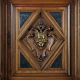 Gründerzeit-Buffet mit Bronze-Faunskopf um 1880, Nussbaum, Rahmenbauwe… - Foto 2