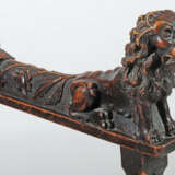 Historismus-Thron im Frühbarockstil 19. Jh., Nussbaum, die Beine und L… - Foto 3