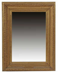 Empirestil-Bilderrahmen mit Spiegel Ende 19. Jh./um 1900, Holzleistenr…