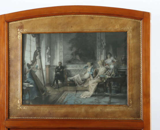 Paravent mit Figurenszenen Wien, 1920er Jahre, zweiteiliger Stellschir… - photo 2