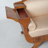 Sofa im Biedermeierstil Dänemark, um 1900, Eisbirke furniert, die Arml… - photo 2