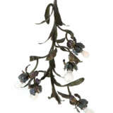 Floral gestaltete Deckenleuchte 2. Hälfte 20. Jh., Metallblech, getrie… - фото 1