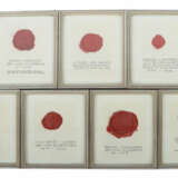 Sammlung von 7 Wachssiegeln 16. bis 20. Jh., die roten bzw. grünen Sie… - photo 1