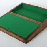 Schreibschatulle um 1900, verschließbarer Schreibkasten aus Mahagoni m… - photo 2