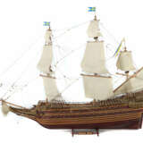 Schiffsmodell der Wasa/Stockholm 2. Hälfte 20. Jh., variierende Hölzer… - photo 1