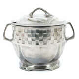 Jugendstil-Bowle Orivit, Köln-Ehrenfeld, um 1910, Zinn versilbert, ger… - photo 1