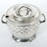 Jugendstil-Bowle Orivit, Köln-Ehrenfeld, um 1910, Zinn versilbert, ger… - photo 2