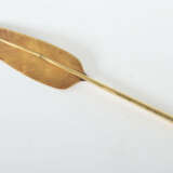 Goldene Schreibfeder 19. Jh, Gold säuregeprüft, fein ausgeformte Vogel… - фото 1