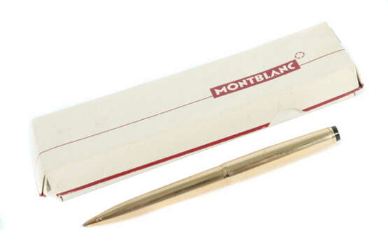 Montblanc-Kugelschreiber ''No. 88'' 1960er Jahre, vergoldetes Gehäuse … - фото 1 Montblanc-Kugelschreiber ''No. 88'' 1960er Jahre, vergoldetes Gehäuse … - фото 1