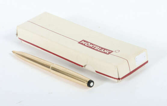 Montblanc-Kugelschreiber ''No. 88'' 1960er Jahre, vergoldetes Gehäuse … - фото 2 Montblanc-Kugelschreiber ''No. 88'' 1960er Jahre, vergoldetes Gehäuse … - фото 2