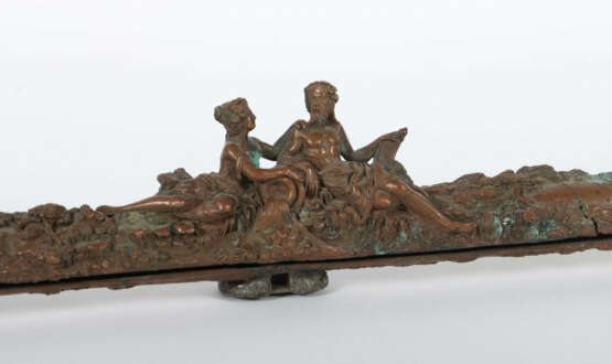 Tornister für Papierrolle F. Delacour, Paris, um 1900, Kupfer/Bronze, … - фото 2 Tornister für Papierrolle F. Delacour, Paris, um 1900, Kupfer/Bronze, … - фото 2