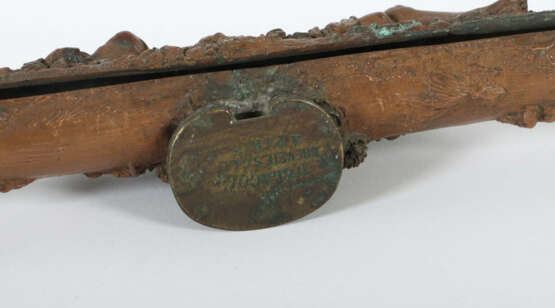 Tornister für Papierrolle F. Delacour, Paris, um 1900, Kupfer/Bronze, … - фото 3 Tornister für Papierrolle F. Delacour, Paris, um 1900, Kupfer/Bronze, … - фото 3