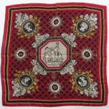 Hermès-Seidencarré Paris, Ende 20. Jh., ''La treille / The trellis red… - фото 1