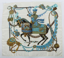 Hermès-Seidencarré Paris, Ende 20. Jh., ''Le Timbalier'', polychromes …