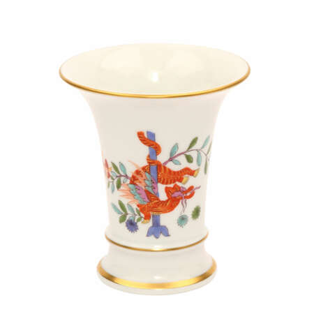 MEISSEN Platte und kleine Vase, 19. und 20. Jahrhundert - Foto 3