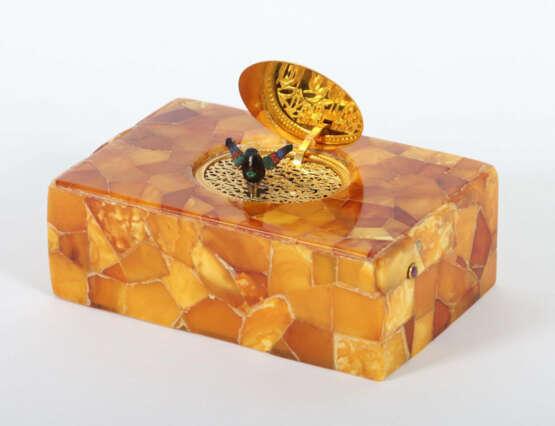 Singvogelautomat Reuge Music, 1960er/70er Jahre, recheckiger Holzkorpu… - photo 2