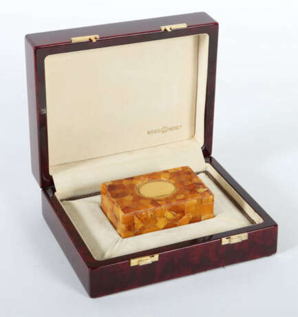 Singvogelautomat Reuge Music, 1960er/70er Jahre, recheckiger Holzkorpu… - photo 3