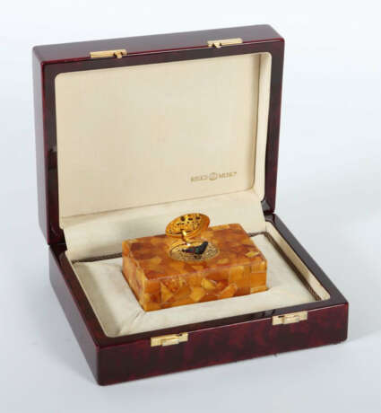 Singvogelautomat Reuge Music, 1960er/70er Jahre, recheckiger Holzkorpu… - photo 4