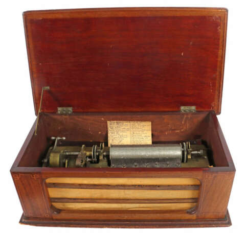 Großes Walzenspielgerät mit 2 Walzen Schweiz/Frankreich, um 1890/1900,… - photo 1