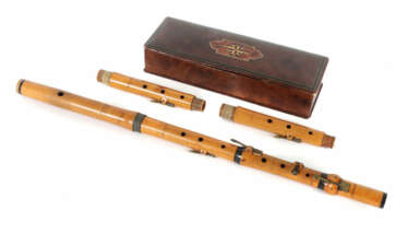 Seltene Flöte Christian Friedrich Hetsch (1798-1880), ca. Mitte/2. Häl…