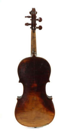 Geige + Bausch-Bogen 4/4 Größe, auf innenliegendem Zettel bez.: ''Nico… - photo 2 Geige + Bausch-Bogen 4/4 Größe, auf innenliegendem Zettel bez.: ''Nico… - photo 2