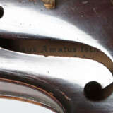 Geige + Bausch-Bogen 4/4 Größe, auf innenliegendem Zettel bez.: ''Nico… - photo 4