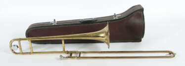 Posaune Olds USA, Modell Ambassador, Seriennummer 442575, Goldmessing …