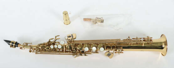 Sopransaxophan Expression, wohl Modell 120 Pro, Modellnummer 50012, ca… - photo 2 Sopransaxophan Expression, wohl Modell 120 Pro, Modellnummer 50012, ca… - photo 2