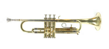 Trompete Getzen/Elkhorn USA, 300 Series, Seriennummer K135391, Goldmes…