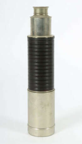 Nautisches Fernrohr graviert: A. Ross London, um 1920, vernickelt, mit… - Foto 2