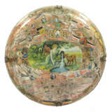 Dekorativer Zigarrenteller um 1902, Klarglas in Schalenform, rückseiti… - photo 1