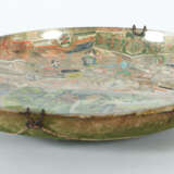 Dekorativer Zigarrenteller um 1902, Klarglas in Schalenform, rückseiti… - photo 2